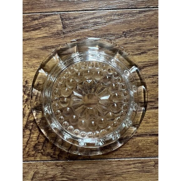 1950's Federal Glass Company and Hazel Atlas Depression Glass Coaster/Ashtray - Picture 4 of 5